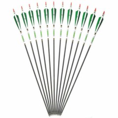 30″/32″ Turkey Feathers Carbon Arrows Spine500 for Compound Recurve Bow Hunting