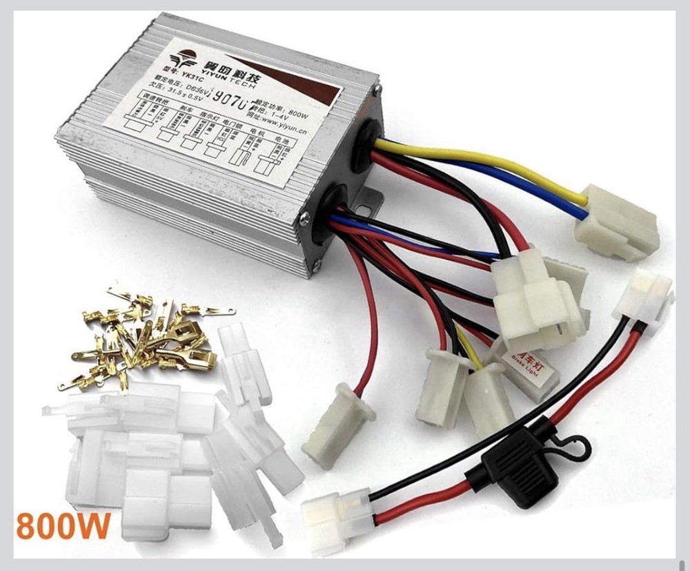 36V 800W Brush Speed Controller For E-Bike Scooter
