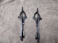 The Brownie 1800s steel bladed Ice Skates Most popular skates of period. 10-1/2