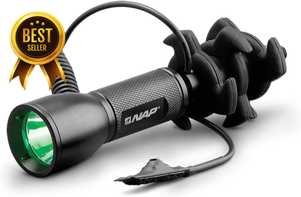 NAP Apache Predator Stabilizer Green LED Pressure Switch Hog Hunting Light
