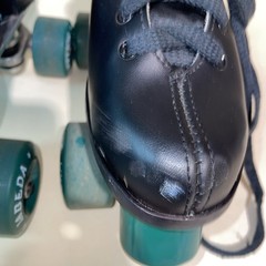 Black Roller derby Roller skates size 6 Stock 365 Labeda Wheels Used See Picts