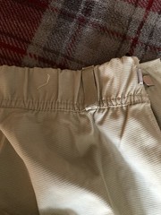 Kerrits water resistant tan rain pants easy off side v elcro womens M breeches