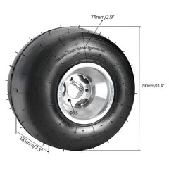 5″ inch Go kart 13×5.00-6 10×4.50-5 13×4.10-6 Tire Wheel Rim 3 Stud Axle Hub kit