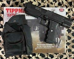 NEW Tippmann TiPX Trufeed Deluxe Pistol Kit – Black/Black