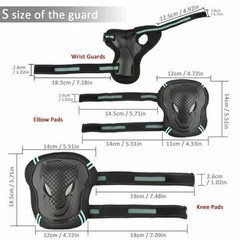 6PCS/SET Children Elbow Wrist and Knee Pads For Kids Safety Skate Bike Cycling