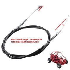 Universal Throttle Cable 63″ Long Inner Wire 71″ inch Replacement for…