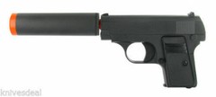 UKARMS Metal 911 Spring Airsoft Handgun Pistol FPS 230 Barrel Extension