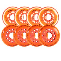 Labeda Roller Hockey Wheel Union Soft 76A Youth Hilo Combo 68mm 72mm
