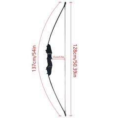 40Lbs Archery Recurve Bow Takedown Longbow Right Hand for Hunting Target Practic