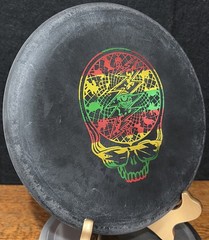 Grateful Dead Skull Gateway Wizard 4S SSSS Putter Golf Disc 173g Rasta Foil