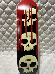 💀 ZERO x “3 SKULL BLOODY” Glow In The Dark Deck – 8.5” [ULTRA LIMITED RUN OF 5]