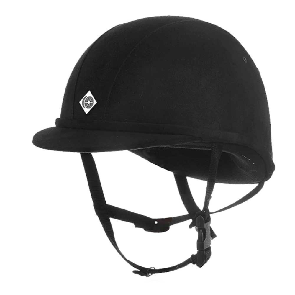 Charles Owen JR8 Riding Helmet – Black/Black
