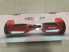 Hover-1 Rebel Kids Hoverboard with LED Headlight, 6 MPH Max Speed – Red