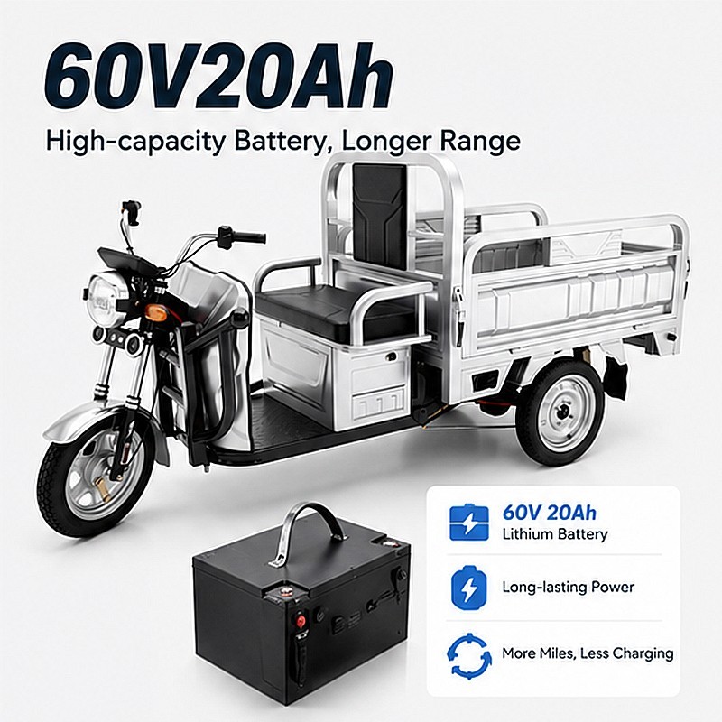 Electric Tricycle Cargo Truck 600W Free Shipping Electric Cargo Trike Orchard