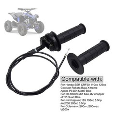 NEW 7/8″ Twist Throttle Grip Cable Kit for 50cc-250cc Dirt Bike ATV Mini Bike