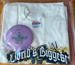 2007 Innova Mini & Medium Tee Shirt Worlds Disc Golf T-Shirt Short Sleeve MIP