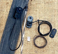 New KYDEX KLICKER (Carbon Fiber) Bow Limb Clicker, (Black) Recurve Bow, Longbow