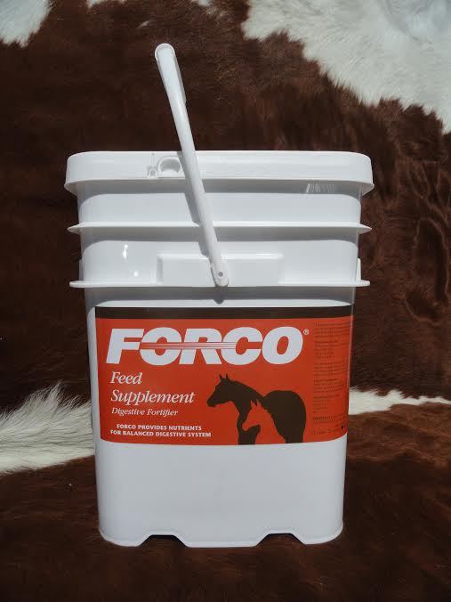 FORCO PELLET Equine Horse Feed Conditioner Supplement 25# pail/Box
