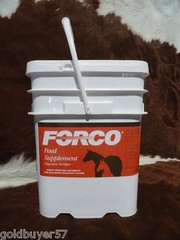 FORCO PELLET Equine Horse Feed Conditioner Supplement 25# pail/Box