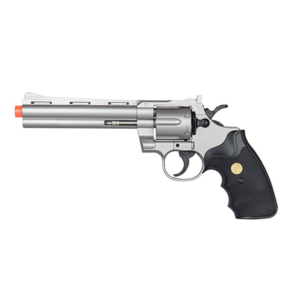 UKARMS G36B Silver Spring Powered Airsoft Revolver 150 Fps