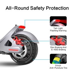 🔥A8 FOLDING ADULT ELECTRIC SCOOTER 15MPH MAX 630W E-SCOOTER 374WH🔋 IPX5 US