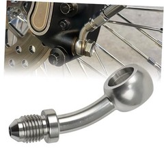 AN3 (3/8’‘) Male Banjo Fitting with 10mm Banjo Eye for AN3 PTFE Brake 28 Degree