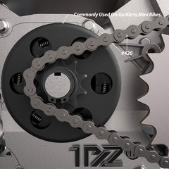 1PZ BA5-10T Centrifugal Clutch 3/4″ Bore 10T #40/41/420 Chain for Go Kart Law…