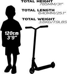 ONE S3 Stunt Scooter – Trick Scooters for Kids Ages 6-12 Years – Perfect for Beg
