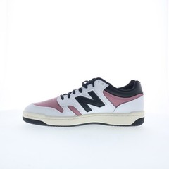 New Balance 480 BB480LTE Mens White Leather Lifestyle Sneakers Shoes