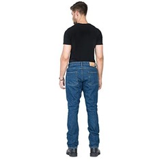 Men’s Riding Pants with CE LEVEL2 Armor – Dark Blue 34W x 32L Light Blue