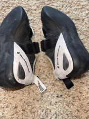 Black Diamond Black And White Climbing Shoes Size Men’s 6 Womens 7 Excellent Con