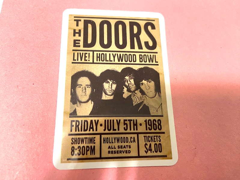The Doors-Sticker-Band-Die-Cut-2.5″ x 1.75″-Fan-Guitar/Phone Sticker-New