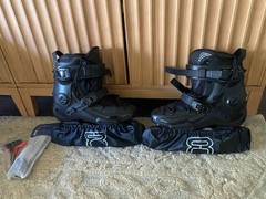 Black FR1 90 Inline Skates, size 10.5 , barely used