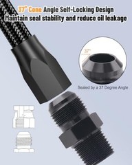 4AN Male Flare to 1/8″ NPT Pipe Fitting 4AN to 1/8NPT Straight Flare NPT