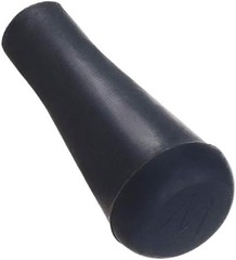 10-Pack Black Rubber Arrowheads for Safe Stump Shooting and Archery Training