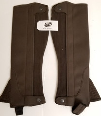 HALF CHAPS HORSE RIDING EQUESTRIAN ADULT S/M/L/XL AMARA BLACK-BROWN-PINK-PURPLE
