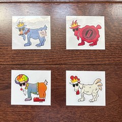 GOAT USA Sticker Mystery Pack ! 5 Stickers – No Duplicates! FREE SHIPPING