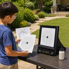 Self-Standing Airsoft Target – Portable Trap for Plastic BBS