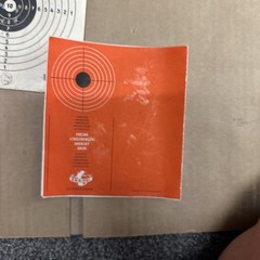 Vintage TEX 086 .177 Break Barrel Air Pistol Box Manual Target Czechoslovakia