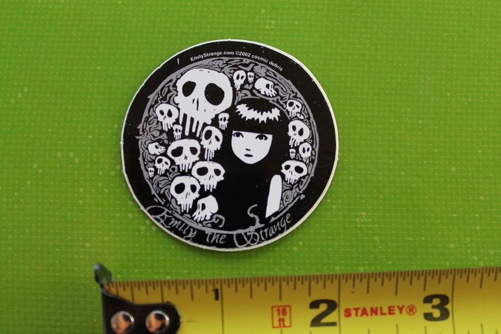Emily Strange Posse Vampire Skulls Death OG Gothic Sexy Punk Girl Skate STICKER