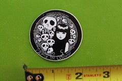 Emily Strange Posse Vampire Skulls Death OG Gothic Sexy Punk Girl Skate STICKER