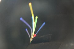 FIBER OPTIC REPLACEMENT STRANDS 1 FOOT .030″/.75mm RED