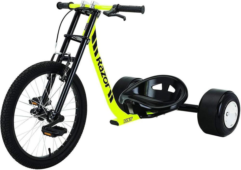 DXT Drift Trike Yellow, One Size