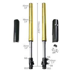 Wheel 60/100-14 80/100-12 Tire Disc Brake Front Forks Shock Conversion kit CRF50