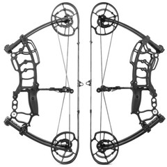 Compound Bow Short Axis Dual-use 40-65lbs Steel Ball Arrow Hunting Fishing RH LH