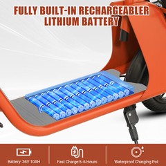 450W Ebike Sports Electric Scooter Adult with Seat Electric Moped E-Scooter US