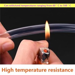 QRITY PVC Hose Clear Vinyl Tubing, 2 Metre 4mm ID x 6mm OD