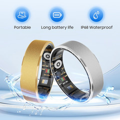 Smart Health Ring, Featuring Stress and Sleep Monitoring Functions, Compatible w