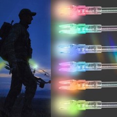 6pcs .244″/6.2mm Illuminated Lighted Nocks for Arrows Inside Diameter Led Nocks