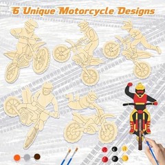 Dirt Bike Party Favors for Kids – Individually Wrapped Paint-Your-Own Paint